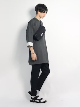 Morikawa Yoshinoriさん（メンズ・176cm）の夏コーディネート