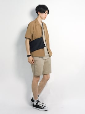 Morikawa Yoshinoriさん（メンズ・176cm）の夏コーディネート