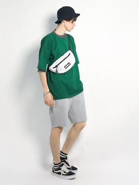 Morikawa Yoshinoriさん（メンズ・176cm）の夏コーディネート