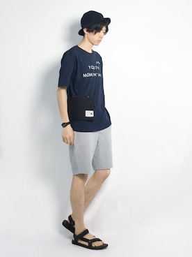 Morikawa Yoshinoriさん（メンズ・176cm）の夏コーディネート