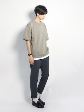 Morikawa Yoshinoriさん(メンズ・176cm)の夏コーディネート