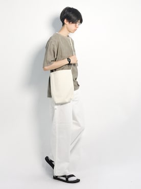 Morikawa Yoshinoriさん(メンズ・176cm)の夏コーディネート