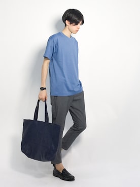 Morikawa Yoshinoriさん（メンズ・176cm）の夏コーディネート