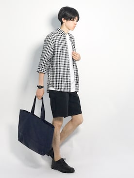 Morikawa Yoshinoriさん（メンズ・176cm）の夏コーディネート