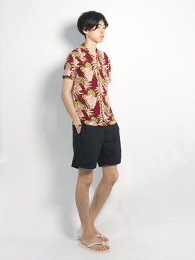 Morikawa Yoshinoriさん（メンズ・176cm）の夏コーディネート