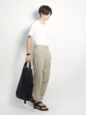 Morikawa Yoshinoriさん(メンズ・176cm)の夏コーディネート