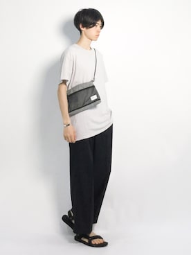 Morikawa Yoshinoriさん(メンズ・176cm)の夏コーディネート