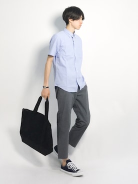 Morikawa Yoshinoriさん（メンズ・176cm）の夏コーディネート