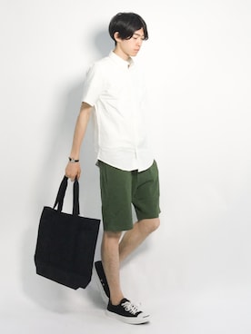 Morikawa Yoshinoriさん（メンズ・176cm）の夏コーディネート