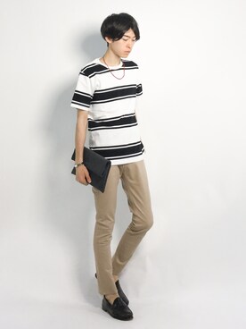 Morikawa Yoshinoriさん(メンズ・176cm)の夏コーディネート