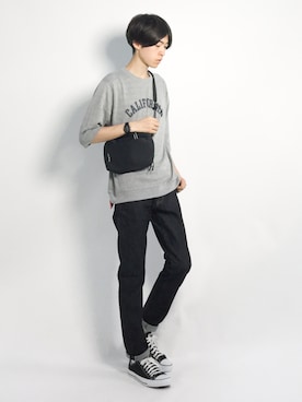 Morikawa Yoshinoriさん（メンズ・176cm）の夏コーディネート