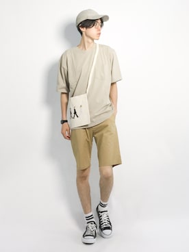 Morikawa Yoshinoriさん（メンズ・176cm）の夏コーディネート