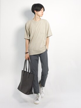 Morikawa Yoshinoriさん（メンズ・176cm）の夏コーディネート