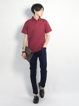 Morikawa Yoshinoriさん（メンズ・176cm）の夏コーディネート