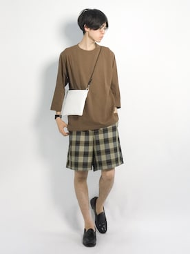 Morikawa Yoshinoriさん（メンズ・176cm）の夏コーディネート