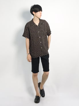 Morikawa Yoshinoriさん（メンズ・176cm）の夏コーディネート