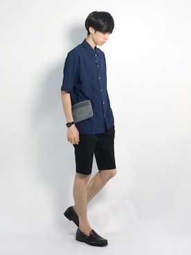 Morikawa Yoshinoriさん(メンズ・176cm)の夏コーディネート