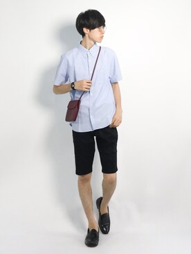 Morikawa Yoshinoriさん（メンズ・176cm）の夏コーディネート