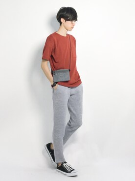 Morikawa Yoshinoriさん（メンズ・176cm）の夏コーディネート