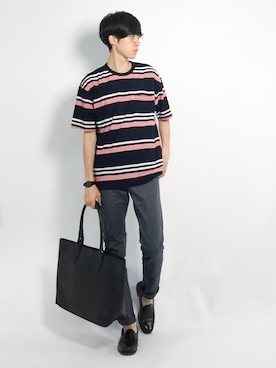 Morikawa Yoshinoriさん(メンズ・176cm)の夏コーディネート