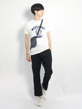 Morikawa Yoshinoriさん（メンズ・176cm）の夏コーディネート