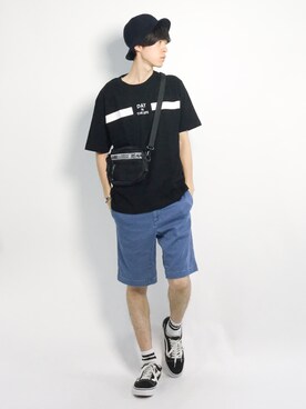 Morikawa Yoshinoriさん（メンズ・176cm）の夏コーディネート