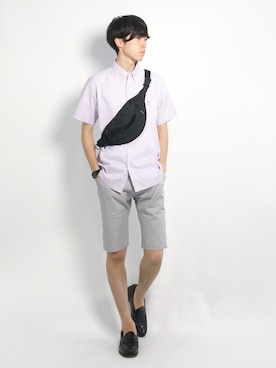 「Vicci（ビッチ）のアイテム」を使った、Morikawa Yoshinoriさん（メンズ・176cm）の夏コーディネート