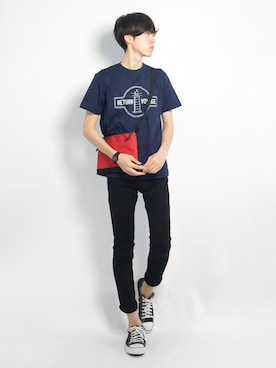 Morikawa Yoshinoriさん（メンズ・176cm）の夏コーディネート