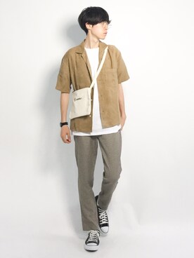 Morikawa Yoshinoriさん（メンズ・176cm）の夏コーディネート