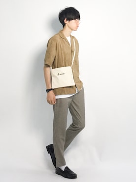 Morikawa Yoshinoriさん（メンズ・176cm）の夏コーディネート