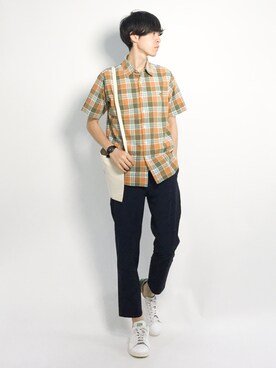 Morikawa Yoshinoriさん（メンズ・176cm）の夏コーディネート