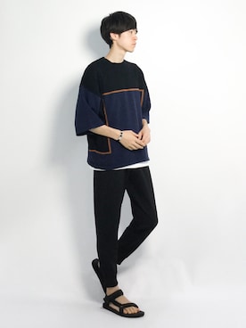 Morikawa Yoshinoriさん(メンズ・176cm)の夏コーディネート