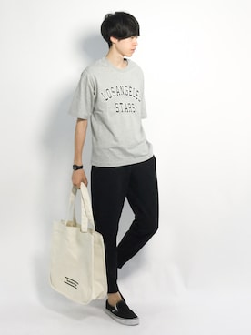 Morikawa Yoshinoriさん（メンズ・176cm）の夏コーディネート