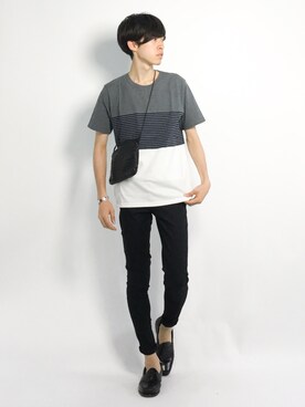 Morikawa Yoshinoriさん（メンズ・176cm）の夏コーディネート