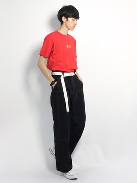 Morikawa Yoshinoriさん（メンズ・176cm）の夏コーディネート