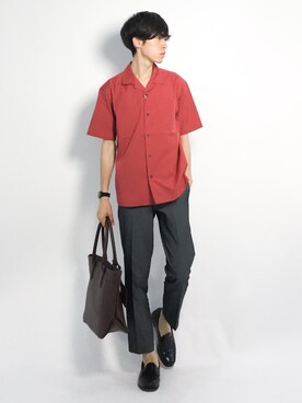 Morikawa Yoshinoriさん（メンズ・176cm）の夏コーディネート