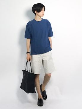 Morikawa Yoshinoriさん（メンズ・176cm）の夏コーディネート