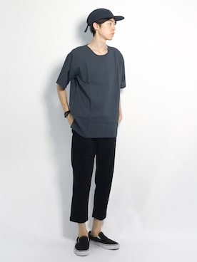 Morikawa Yoshinoriさん（メンズ・176cm）の夏コーディネート