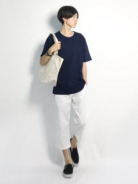 「EMMA CLOTHES（エマクローズ）のアイテム」を使った、Morikawa Yoshinoriさん（メンズ・176cm）の夏コーディネート