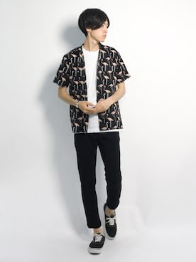 Morikawa Yoshinoriさん（メンズ・176cm）の夏コーディネート