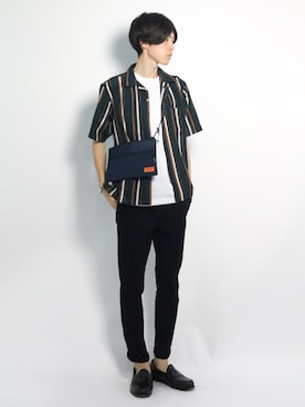 Morikawa Yoshinoriさん（メンズ・176cm）の夏コーディネート