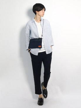 Morikawa Yoshinoriさん（メンズ・176cm）の夏コーディネート