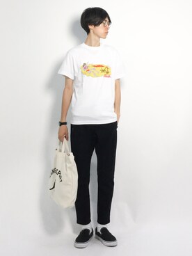 Morikawa Yoshinoriさん（メンズ・176cm）の夏コーディネート