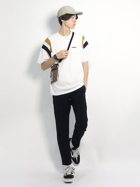 Morikawa Yoshinoriさん（メンズ・176cm）の夏コーディネート