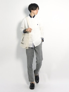 Morikawa Yoshinoriさん（メンズ・176cm）の夏コーディネート