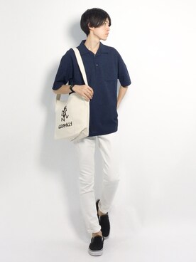 Morikawa Yoshinoriさん（メンズ・176cm）の夏コーディネート