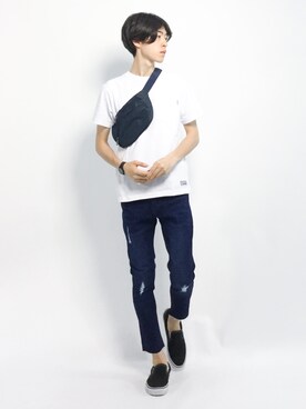 Morikawa Yoshinoriさん（メンズ・176cm）の夏コーディネート