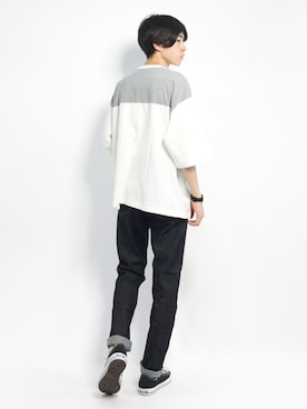 Morikawa Yoshinoriさん（メンズ・176cm）の夏コーディネート