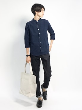 Morikawa Yoshinoriさん（メンズ・176cm）の夏コーディネート