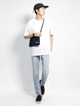 Morikawa Yoshinoriさん（メンズ・176cm）の夏コーディネート